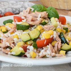 Insalata Di Riso Tonno Mais E Pomodorini