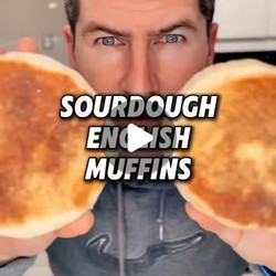 Sourdough English Muffins