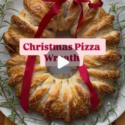 Pizza Wreath