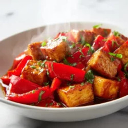 Tofu Bell Pepper Stir Fry