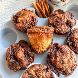 Cottage Cheese Snickerdoodle Muffins