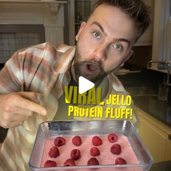 High Protein Fluffy Jello Dessert
