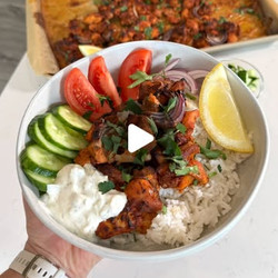 Sheet Pan Chicken Shawarma