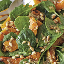 Pumpkin And Spinach Salad