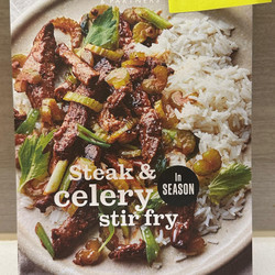 Steak &amp; celery stir fry