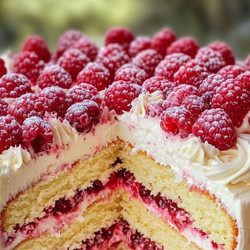 White Chocolate Raspberry Dream Cake