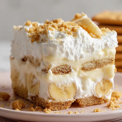 Layered Banana Pudding With Graham Crackers