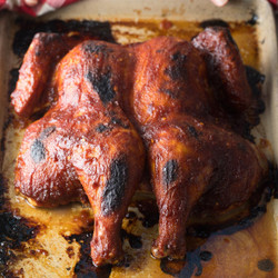 Spatchcock Chicken With Coca Cola
