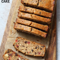 Vegan Gluten Free Christmas Cake - Fruit Cake