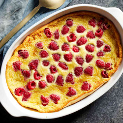 Raspberry Clafoutis