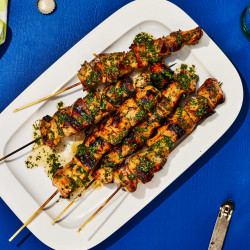 Sprite-grilled Chicken Skewers