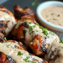 Cajun Grilled Chicken With Alabama White Sauce