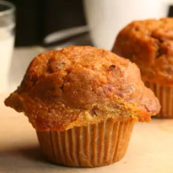 Lightly Spiced Carrot Muffins