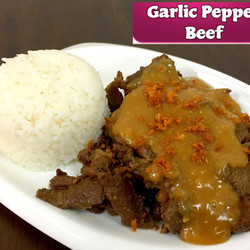 Jollibee's Garlic Pepper Beef Steak