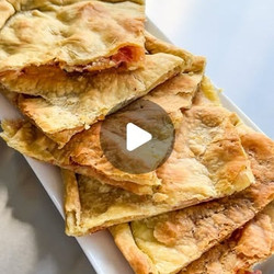 Schiacciata Ripiena With Prosciutto Cotto And Mozzarella