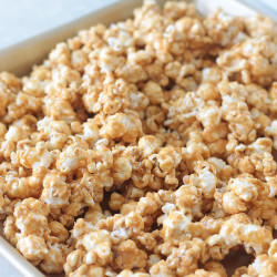 Perfect Baked Caramel Popcorn