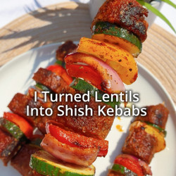 Lentil Shish Kebabs