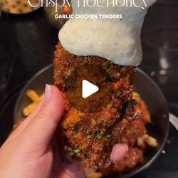 Crispy Hot Honey Garlic Chicken Tenders