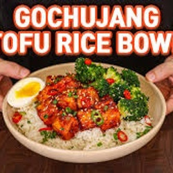 Korean (gochujang) Tofu Rice Bowls