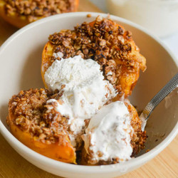 Air Fryer Peaches