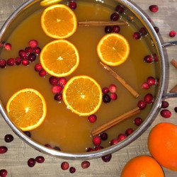 Victorian Wassail Punch drinks cocktails