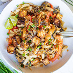 ToFu:  Thai Peanut Sauce Noodles