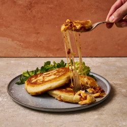 Bolognese And Mozzarella Potato Cake