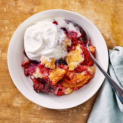 Easy Batter Fruit Cobbler