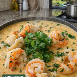 Creamy Garlic Shrimp