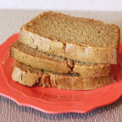 Gluten Free Vegan Zucchini Spice Bread