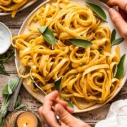 Creamy Vegan Pumpkin Pasta (nut Free + Gluten Free)