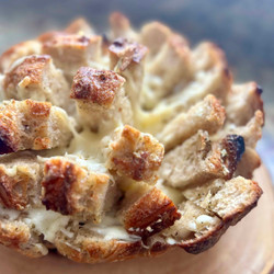 Cheesy Pull Apart Sourdough Bread