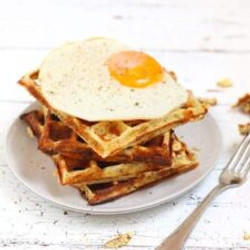 Koolhydraatarme Hartige Wafels