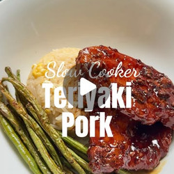 Slow Cooker Sticky Teriyaki Pork