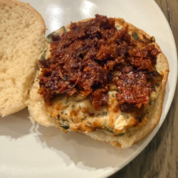 Mediterranean Chicken Burgers