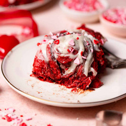 Red Velvet Cinnamon Rolls From Scratch