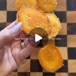 Viral Parmesan Crusted Jammy Eggs