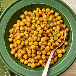 Dill Pickle Crispy Chickpeas