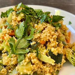 Couscous-gemüse-curry