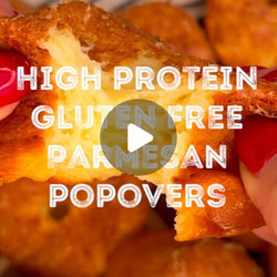 Protein Packed Gluten-free Parmesan Popovers