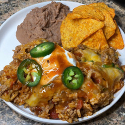 One-pot Cheesy Taco Rice easy one pot must