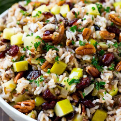 Rice Pilaf With Cranberries And Pecans
