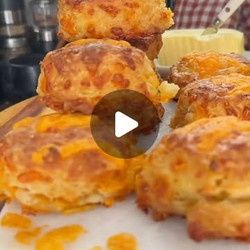 Flakiest, Fluffiest Cheese Scones easy baking