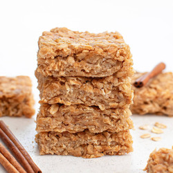 3 Ingredient Cinnamon Apple Oatmeal Bars