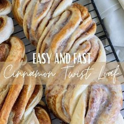 Easy And Fast Cinnamon Twist Loaf