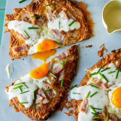 Croque Madame Flatbreads