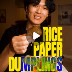 Crispy Rice Paper Dumplings