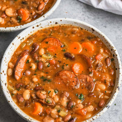 Bean Soup With Smoked Sausage