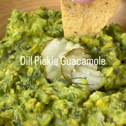 Dill Pickle Guacamole