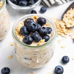 Blueberry Muffin Overnight Oats